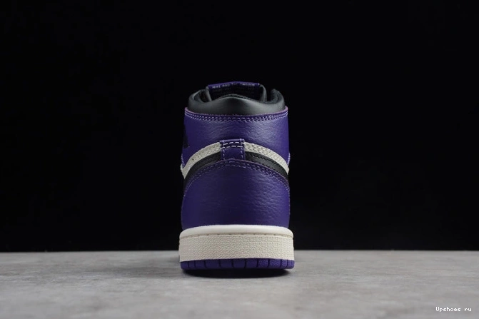 Air 555088-501  High OG Retro 1 'Court Kids Jordan Purple' 0908
